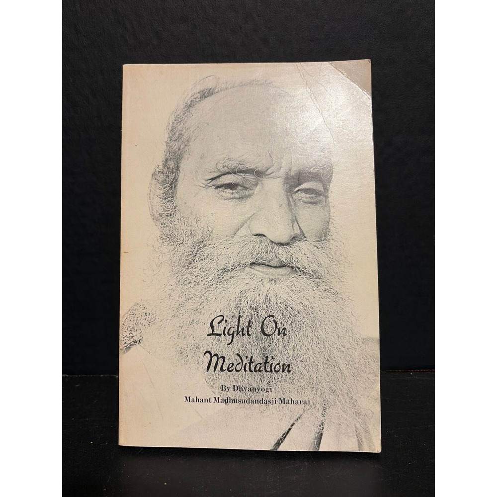 Light On Meditation Dhyanyogi Mahant Madhusudandasji Maharaj 1976 Yoga Book